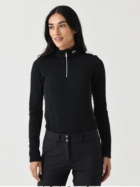 KJUS Women’s Neila Mid Layer Half Zip, size 38/M
